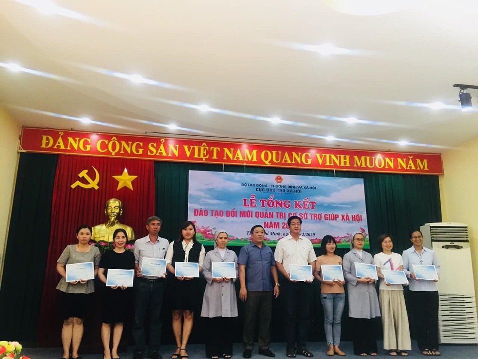 PGĐ Lê Khánh Linh tham gia Đào tạo đổi mới quản trị cơ sở trợ giúp xã hội
